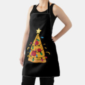 Kerst TShirt voor jongens Pizza-paasboom Schort (Insitu)