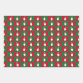 Kerst Tuin Gnome Elf Wrapping Paper (Voorkant 2)