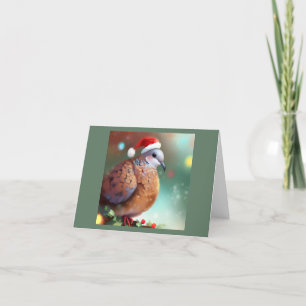 Kerst Turtle Dove 1 Feestdagen Kaart