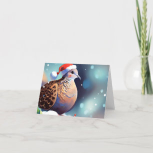 Kerst Turtle Dove 2 Feestdagen Kaart
