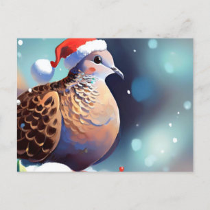 Kerst Turtle Dove 2 Feestdagenkaart