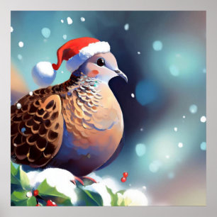 Kerst Turtle Dove 2 Poster