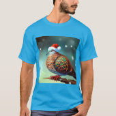 Kerst Turtle Dove 3 T-shirt (Voorkant)