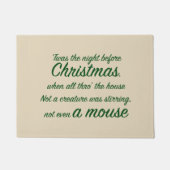 Kerst ‘Twas de avond ervoor Deurmat (Voorkant)