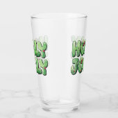 Kerst Typografie Glas (Rechts)