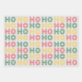Kerst Typografie Lelijke Trui Textuur Inpakpapier Vel (Voorkant 2)
