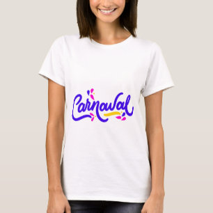 Kerst typografie uitspraken t-shirt