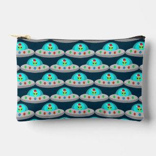 Kerst UFO Ho Alien vliegende schotel Patterned Etui