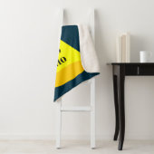 Kerst UFO Ho Ho Alien vliegende schotel Sherpa Deken (In situ)