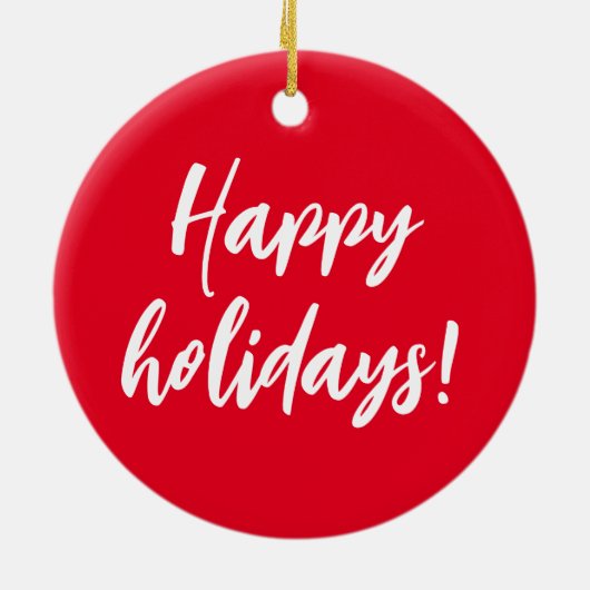 Kerst Ugly Sweater Dolphins en Seapaarden Keramisch Ornament (Achterkant)