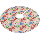 Kerst Ugly sweater Pink Kerstboom Rok (Gekanteld)