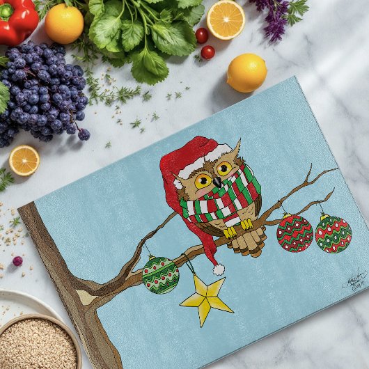 Kerst Uil Tree Ornamenten Snijplank