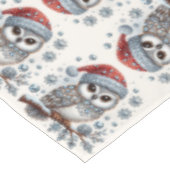 Kerst Uil Vakantie Tafelkleed (Gekanteld)