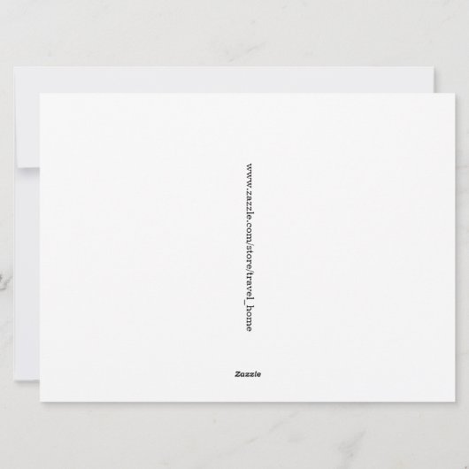 Kerst uit Asheville - Grote Kaart (Achterkant)