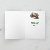 Kerst uit Colorado Western Boot Feestdagen Kaart (Binnen)