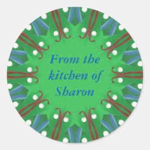 Kerst Uit de keuken van gepersonaliseerde Sticker
