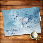 Kerst uit Idaho Deer Kerst Kaart
