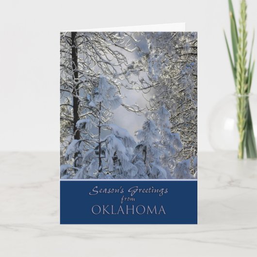 Kerst uit Oklahoma Kaart (Voorkant)