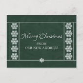 Kerst uit ons nieuwe adres Briefkaart (Voorkant)