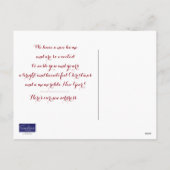 Kerst uit ons nieuwe adres Briefkaart (Achterkant)