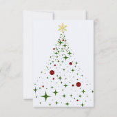 Kerst Uitnodiging – Kerstman & Rendieren Winter (Achterkant)