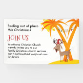 Kerst uitnodiging spandoek (Horizontaal)