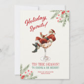 Kerst uitnodiging voor Santa Martini (Voorkant)