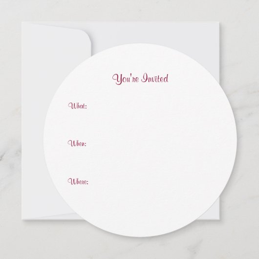 Kerst uitnodigingen met pepermunt snoepjes (Achterkant)