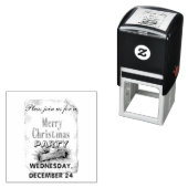 kerst uitnodigingskaarten zelfinktende stempel (In situ)