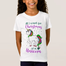 Kerst Unicorn Magical Rainbow Green Paars