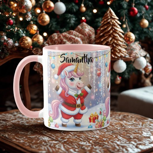 Kerst Unicorn Mok