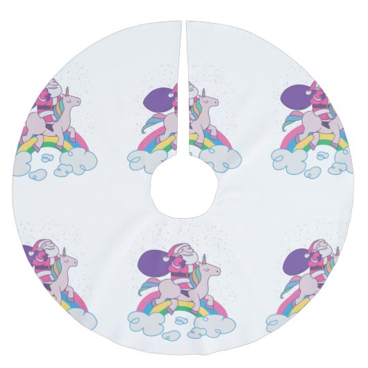 kerst unicorn santa claus kerstboom rok (Voorkant)