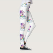 kerst unicorn santa claus leggings (Rechts)