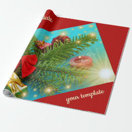 kerst uniek, glanzend wrappend papier, kleurrijk cadeaupapier