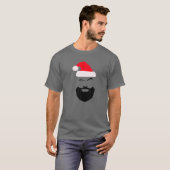 Kerst Unisex Adult/Youth Santa Graphic T-shirt (Voorkant volledig)