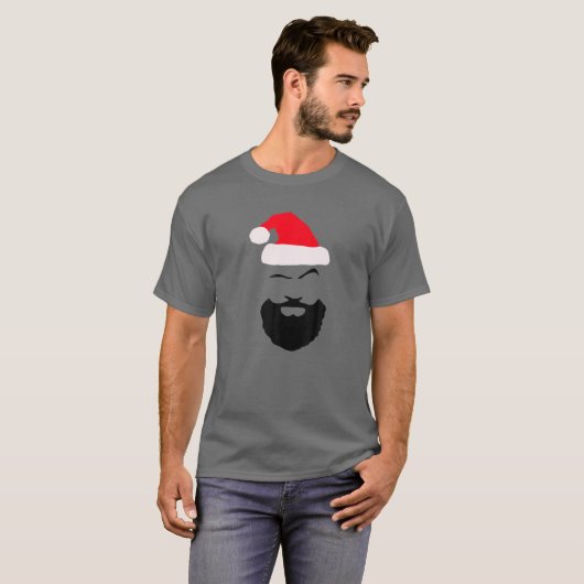 Kerst Unisex Adult/Youth Santa Graphic T-shirt (Voorkant volledig)
