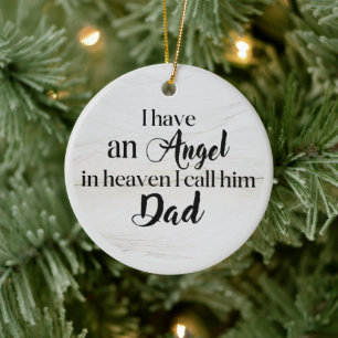 Kerst Vader Memorial Keramisch Ornament