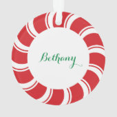 Kerst Vakantie Acryl Ornament Bedrijf Logo (achterkant)