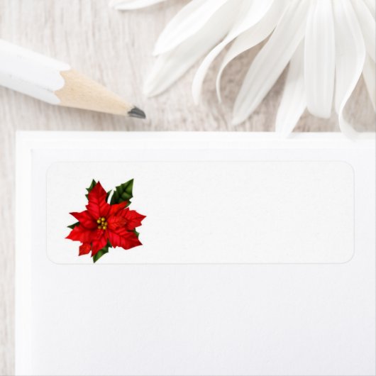 Kerst/vakantie adresetiketten etiket (Insitu)