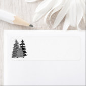 Kerst/vakantie adresetiketten etiket (Insitu)