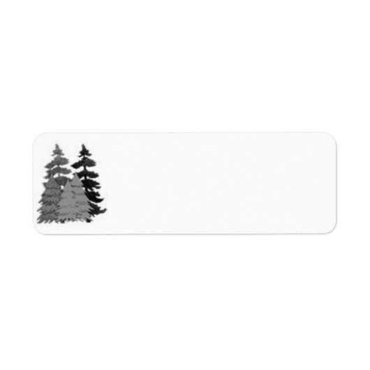 Kerst/vakantie adresetiketten etiket (Voorkant)