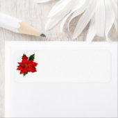 Kerst/vakantie adresetiketten etiket (Insitu)