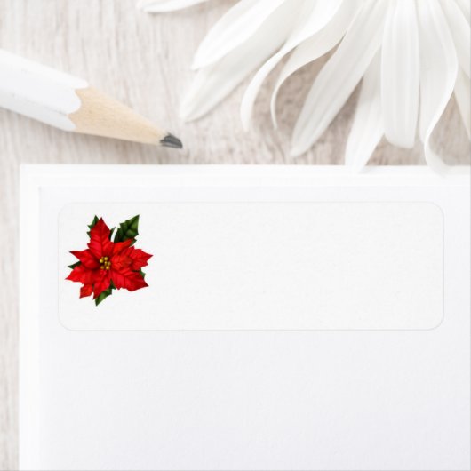 Kerst/vakantie adresetiketten etiket (Insitu)