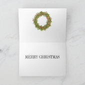 Kerst / Vakantie Amerikaans Hout Afbeelding Vlag 5 Feestdagen Kaart (Binnen)