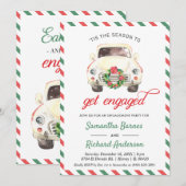 Kerst Vakantie Auto Reizen Verloving bruiloft Kaart (Voorkant / Achterkant)