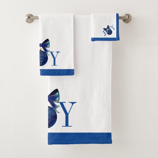 Kerst Vakantie Badhanddoek Set-Joy Bad Handdoek (Insitu)