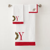 Kerst Vakantie Badhanddoek Set-Joy Bad Handdoek (Insitu)