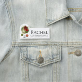 Kerst Vakantie Bloemen Boeket Gepersonaliseerde na Naamplaatje (In situ)