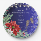 Kerst vakantie bruiloft papier Bord (Voorkant)