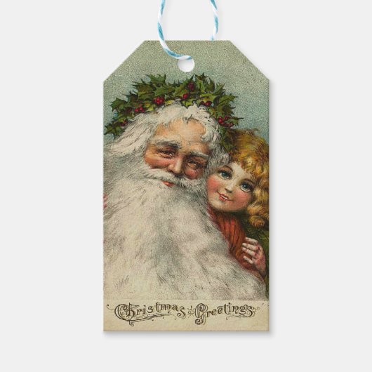 Kerst  vakantie cadeau Label Cadeaulabel (Voorkant)